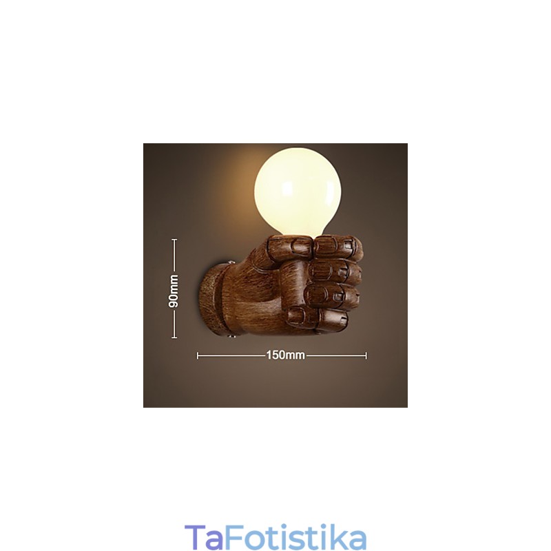 Φωτιστικά τοίχου European Wall Creative Retro Fist