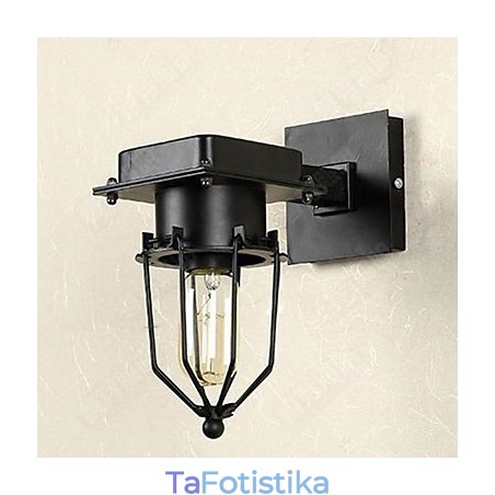 Loft Industrial Retro Επιτοίχιο Φωτιστικό Τοίχου Μονής Κεφαλής Loft Industrial Retro Επιτοίχιο Φωτιστικό Τοίχου Μονής Κεφαλής