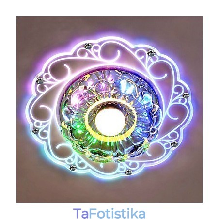 Κρυστάλλινο φωτιστικό οροφής Spotlight SMD 3W Creative Lamp Tube Light Πολύχρωμο έγχρωμο φως θόλου Κρυστάλλινο φωτιστικό οροφής Spotlight SMD 3W Creative Lamp Tube Light Πολύχρωμο έγχρωμο φως θόλου