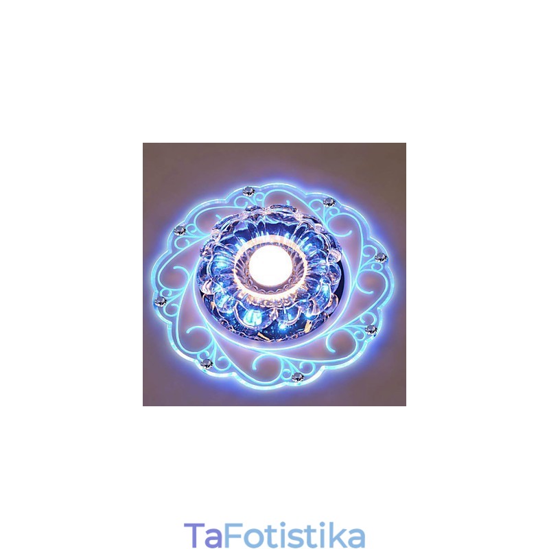Κρυστάλλινο φωτιστικό οροφής Spotlight SMD 3W Creative Lamp Tube Light Πολύχρωμο έγχρωμο φως θόλου