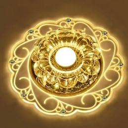 Κρυστάλλινο φωτιστικό οροφής Spotlight SMD 3W Creative Lamp Tube Light Πολύχρωμο έγχρωμο φως θόλου
