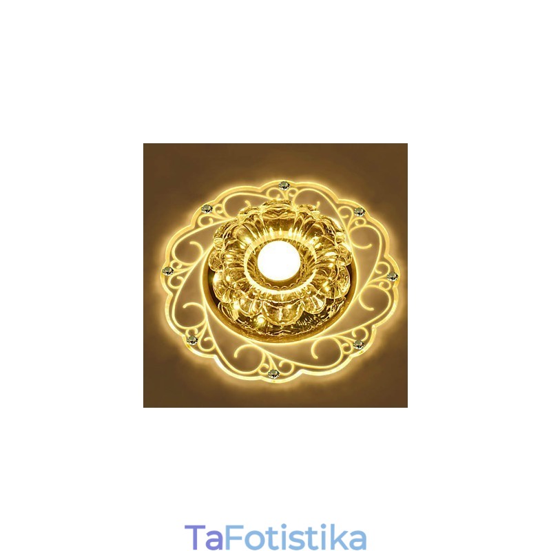 Κρυστάλλινο φωτιστικό οροφής Spotlight SMD 3W Creative Lamp Tube Light Πολύχρωμο έγχρωμο φως θόλου