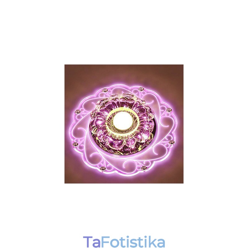 Κρυστάλλινο φωτιστικό οροφής Spotlight SMD 3W Creative Lamp Tube Light Πολύχρωμο έγχρωμο φως θόλου