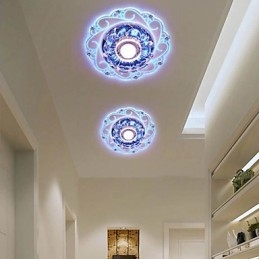 Κρυστάλλινο φωτιστικό οροφής Spotlight SMD 3W Creative Lamp Tube Light Πολύχρωμο έγχρωμο φως θόλου