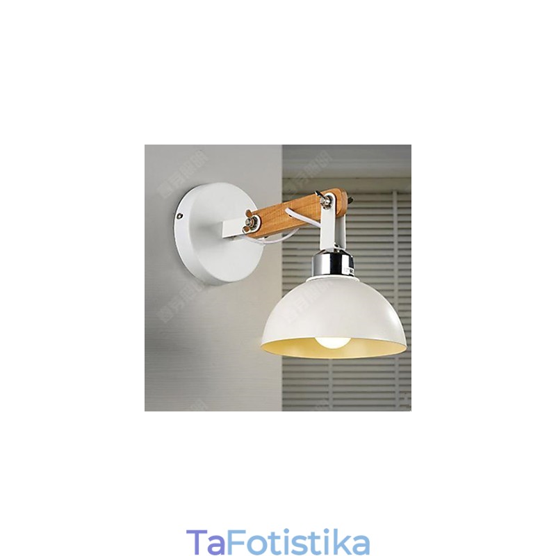 American Creative Μασίφ ξύλο Υπνοδωμάτιο Φωτιστικό Διάδρομο Σκάλα Φωτιστικό Τοίχου Φωτιστικό Του Κεφαλιού Ένα Κρεβάτι
