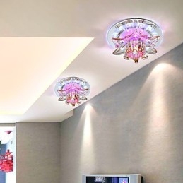 Κυκλικό Crystal Idea Φωτιστικό Οροφής Σωλήνα για Απορρόφηση Φωτισμού Θόλου