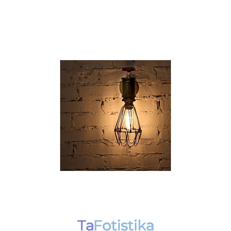 Vintage Industrial Water Pipe Wall Lamps Loft Edison Light for Bar Restaurant Φωτιστικά τοίχου