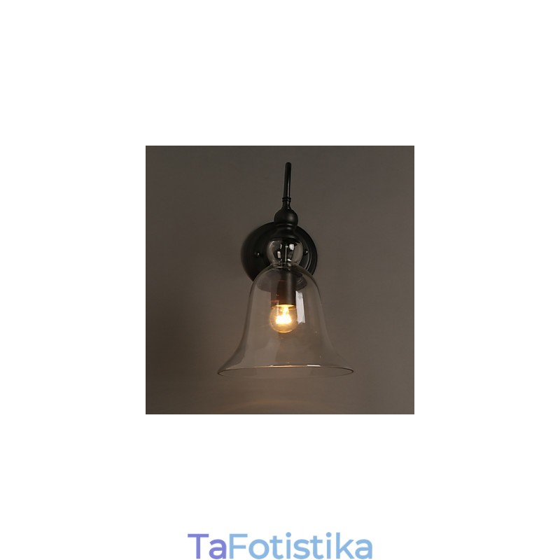 Δημιουργικό Φωτιστικό Κήπου Κρυστάλλινο Επιτοίχιο Φωτιστικό Κουδούνι που επαναφέρει το φως των αρχαίων τρόπων