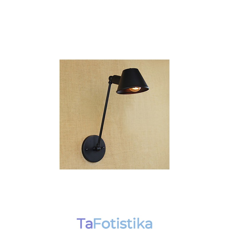 Ρετρό απλή σιδερένια απλίκα τοίχου