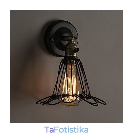 American Country Loft Restoring Ancient Ways Φωτιστικό τοίχου από σφυρήλατο σίδερο Φωτιστικό τοίχου American Country Loft Restoring Ancient Ways Φωτιστικό τοίχου από σφυρήλατο σίδερο Φωτιστικό τοίχου