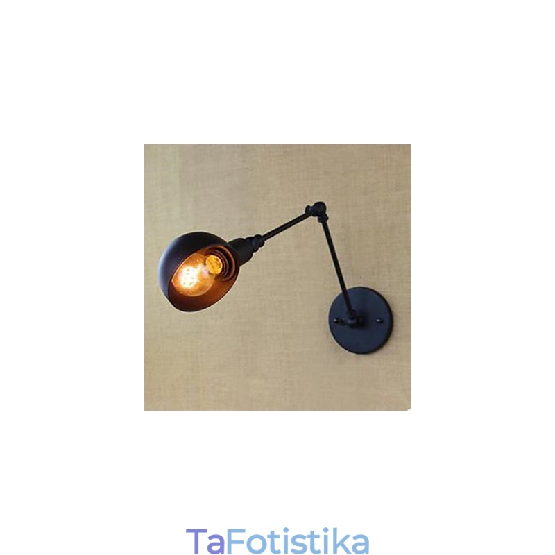 The Balcony Stair Corridors Contracted Creative Restaurant Bar Wall Lamp Wrought Iron Long Arm