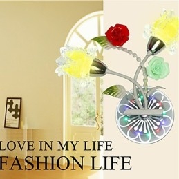 Creative Contemporary And Contracted Creative Crystal Wall Light Lights