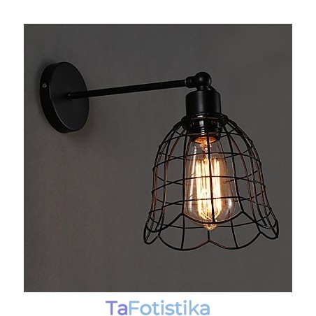 Επιτοίχιο φωτιστικό Single Head Industrial Wind Contracted Europe Type Φωτιστικό τοίχου από σφυρήλατο σίδερο Επιτοίχιο φωτιστικό Single Head Industrial Wind Contracted Europe Type Φωτιστικό τοίχου από σφυρήλατο σίδερο