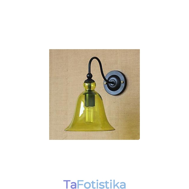 Συμβεβλημένος γυάλινος διάδρομος καθιστικού διακοσμεί το φωτιστικό τοίχου