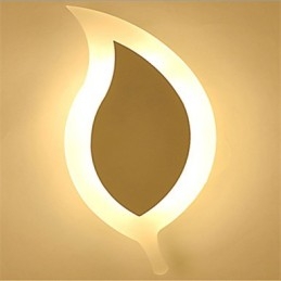 Creative Simple Fashion ModernAcrylic Contracted Lamp Wall Allow Small Leaves Light