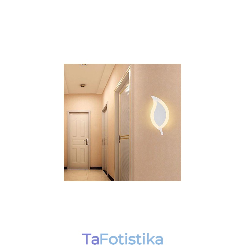 Creative Simple Fashion ModernAcrylic Contracted Lamp Wall Allow Small Leaves Light