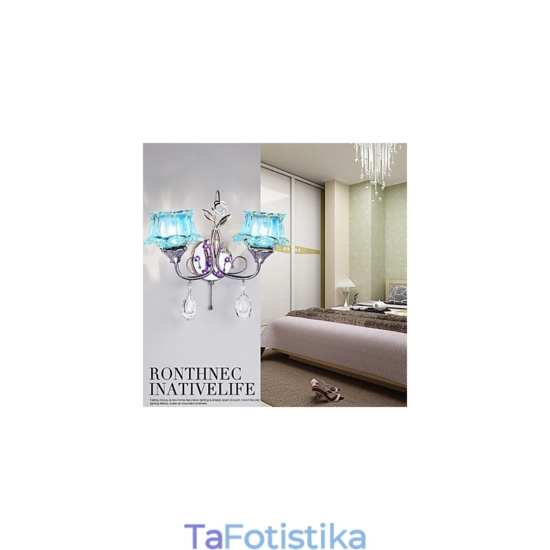 Creative Contemporary And Contracted Creative Crystal Wall Light Lights
