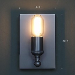 Contracted And Creative Country Industrial Wind Restoring Ancient Ways Φωτιστικό τοίχου Edison