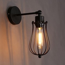Creative Personality Διακοσμητικό Επιτοίχιο Φωτιστικό από σφυρήλατο σίδερο ρετρό γκρέιπφρουτ