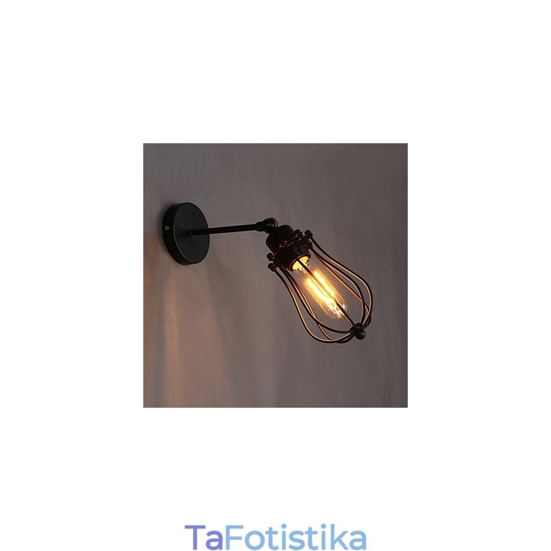 Creative Personality Διακοσμητικό Επιτοίχιο Φωτιστικό από σφυρήλατο σίδερο ρετρό γκρέιπφρουτ