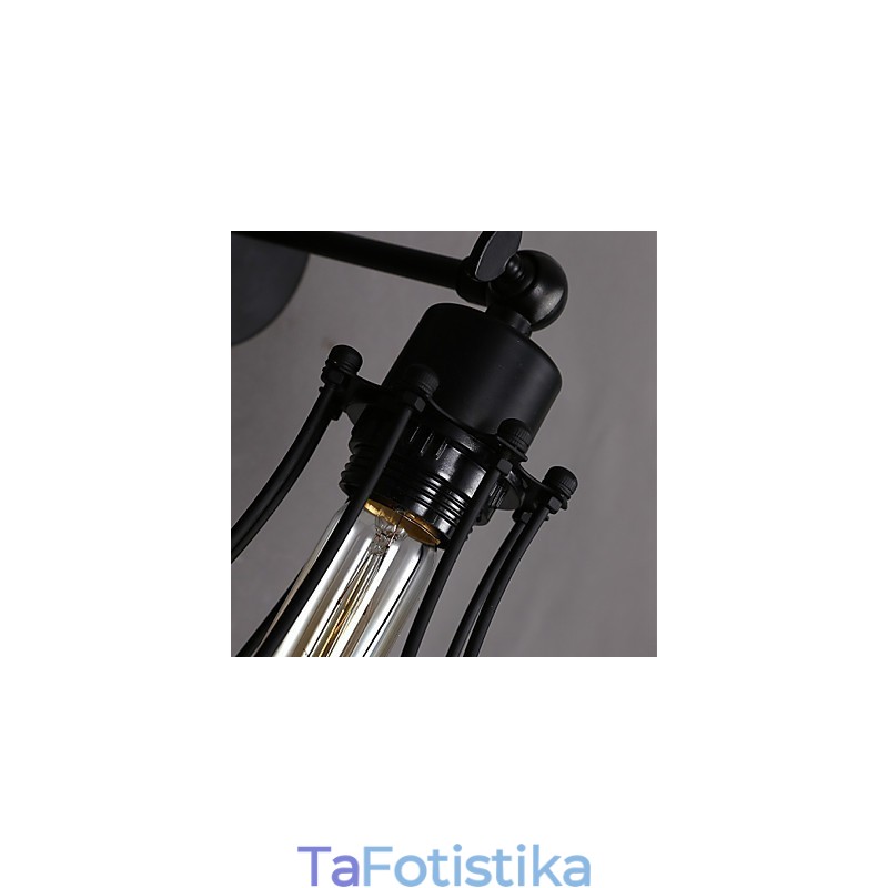 Creative Personality Διακοσμητικό Επιτοίχιο Φωτιστικό από σφυρήλατο σίδερο ρετρό γκρέιπφρουτ