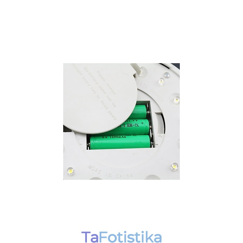 Υπαίθρια ηλιακή ενέργεια Λευκή Βίλα στον τοίχο Κήπος Αυλή Φωτιστικό μονοπατιού πόρτας