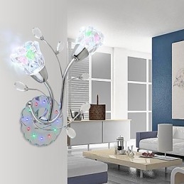 Creative Flowers Contemporary And Contracted Creative Crystal Wall Light Lights