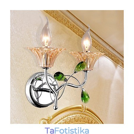 Creative Contemporary And Contracted Crystal Creative Wall Lights European Style Creative Contemporary And Contracted Crystal Creative Wall Lights European Style