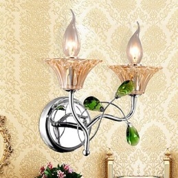 Creative Contemporary And Contracted Crystal Creative Wall Lights European Style