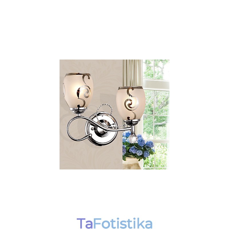 Creative Contemporary And Contracted Crystal Creative Wall Lights European Style