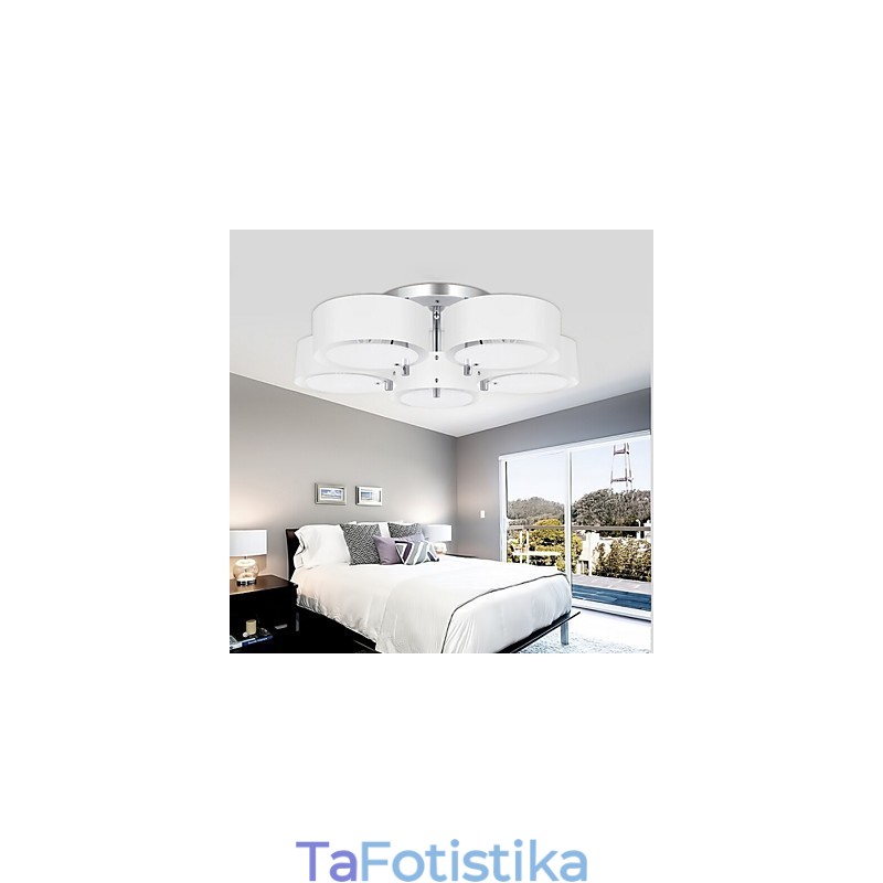 Flush Mount Modern Contemporary 5 Φωτιστικά Φωτιστικό Οροφής Μεταλλικό
