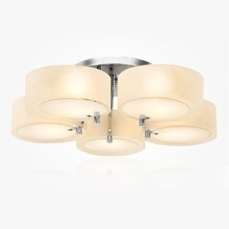 Flush Mount Modern Contemporary 5 Φωτιστικά Φωτιστικό Οροφής Μεταλλικό