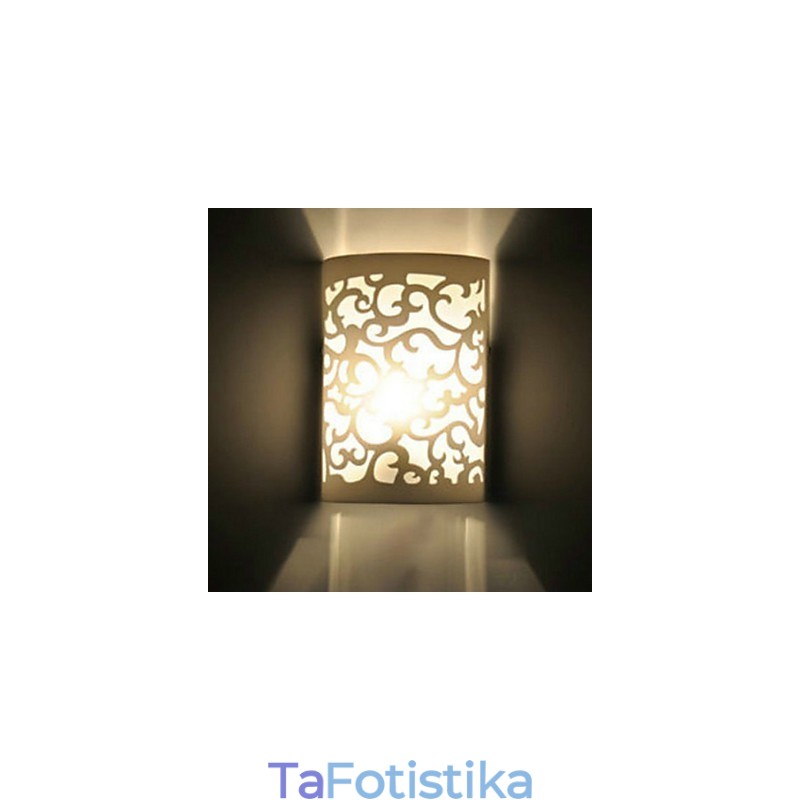ΟΛΟ ΜΠΛΕ Υψηλής ποιότητας Διακόσμηση Σκαλιστών Μοτίβων ή Σχεδίων σε Επιτοίχιο Φωτιστικό Ξυλουργικής