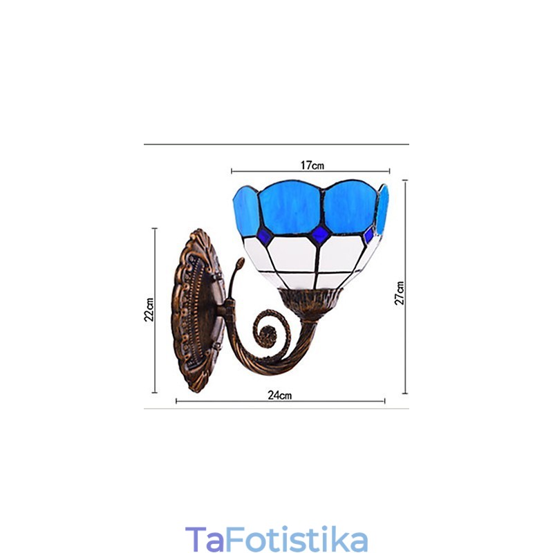 Europe Type Restoring Ancient Ways Φωτιστικό τοίχου Δημιουργικά μεσογειακά γυάλινα φώτα