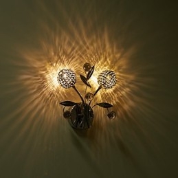 Απλίκες τοίχου Crystal Mini Style Modern Contemporary Metal