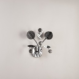 Απλίκες τοίχου Crystal Mini Style Modern Contemporary Metal