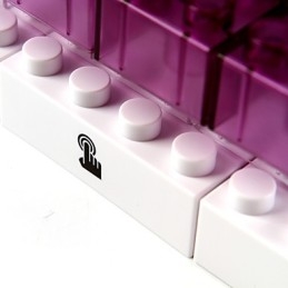 Creative Blocks Πλαίσιο ανοιχτόχρωμο Χαριτωμένα μικρά δώρα Φωτιστικά τοίχου με γάντζο ζώνης