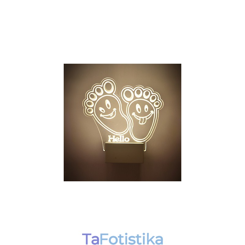 Ακρυλικό Επιτοίχιο Φωτιστικό PVC Light Chip Μοντέρνο Σύγχρονο Μέταλλο