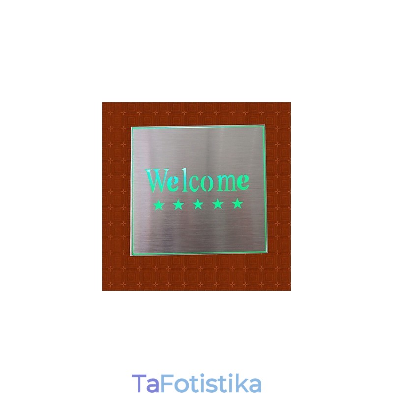 The Hotel Market Welcome Indicator Light Lamp Creative Bar Model Απλίκες Τοίχου Μεταλλικές