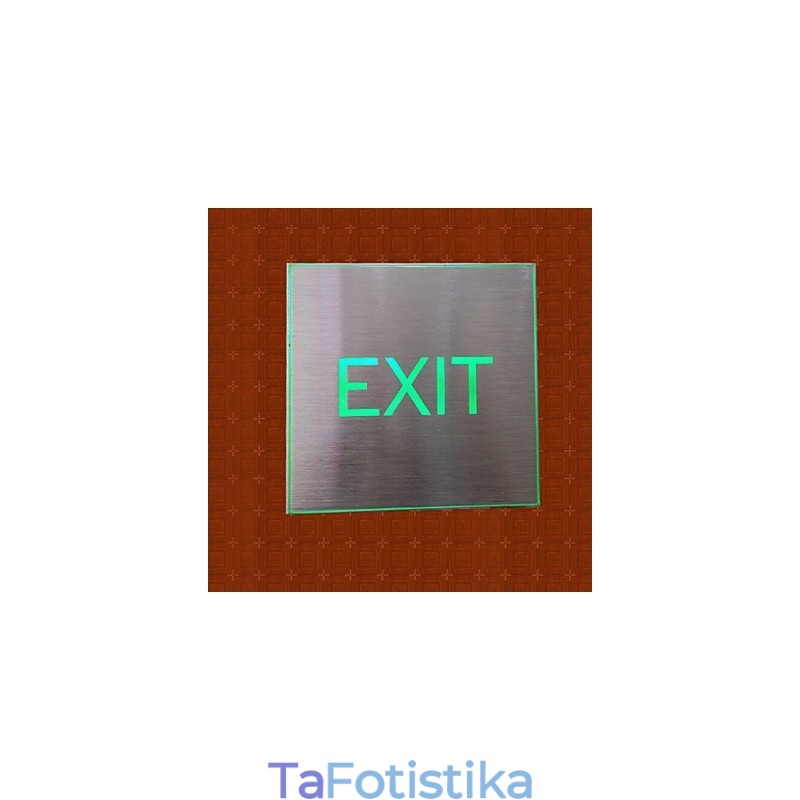 The Hotel Market EXIT Lights Lamp Creative Bar Model Απλίκες Τοίχου Μεταλλικές