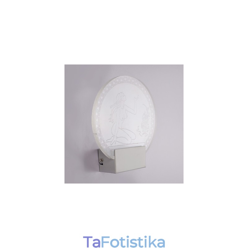 Ακρυλικό Επιτοίχιο Φωτιστικό PVC Light Chip Μοντέρνο Σύγχρονο Μέταλλο 5W