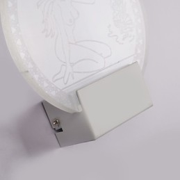 Ακρυλικό Επιτοίχιο Φωτιστικό PVC Light Chip Μοντέρνο Σύγχρονο Μέταλλο 5W