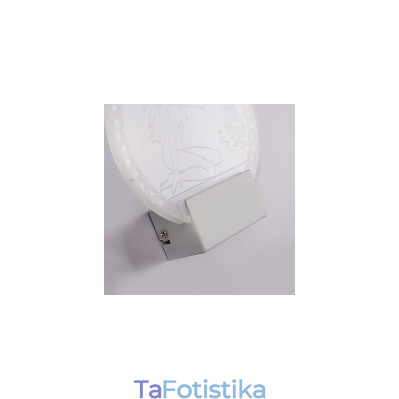 Ακρυλικό Επιτοίχιο Φωτιστικό PVC Light Chip Μοντέρνο Σύγχρονο Μέταλλο 5W