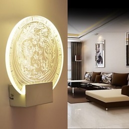 Απλίκες τοίχου Φωτιστικό PVC Light Μοντέρνο Σύγχρονο Μέταλλο