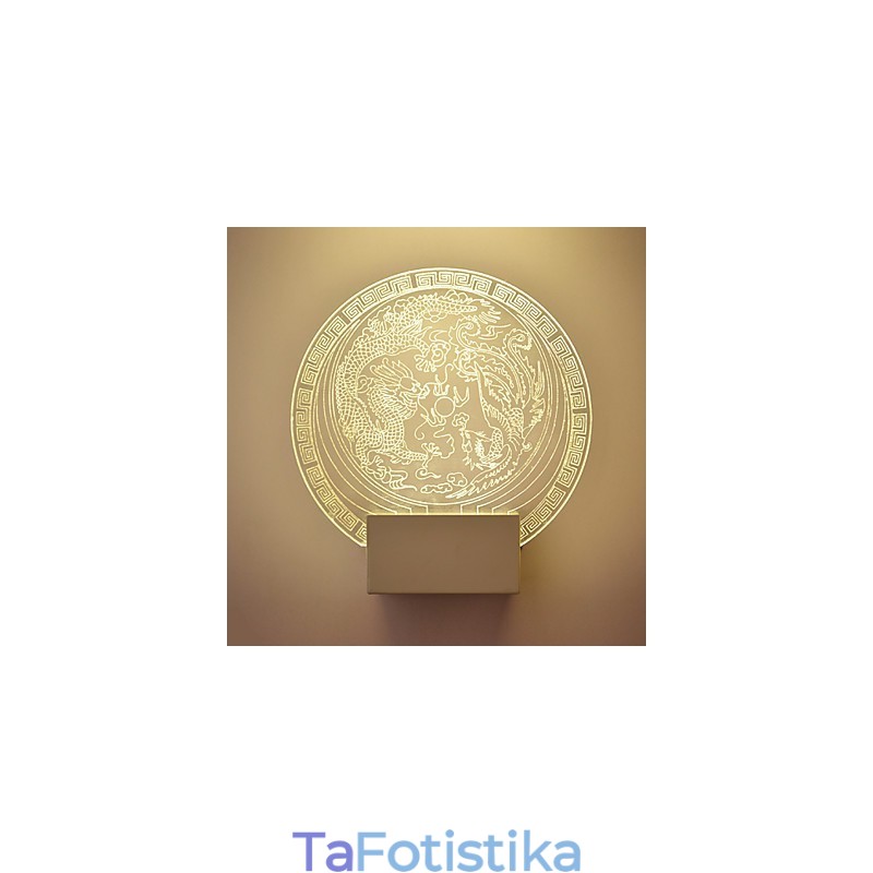 Απλίκες τοίχου Φωτιστικό PVC Light Μοντέρνο Σύγχρονο Μέταλλο
