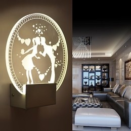 Ακρυλικό Φωτιστικό τοίχου PVC Φωτιστικό Φωτιστικό Μοντέρνο Σύγχρονο Μέταλλο