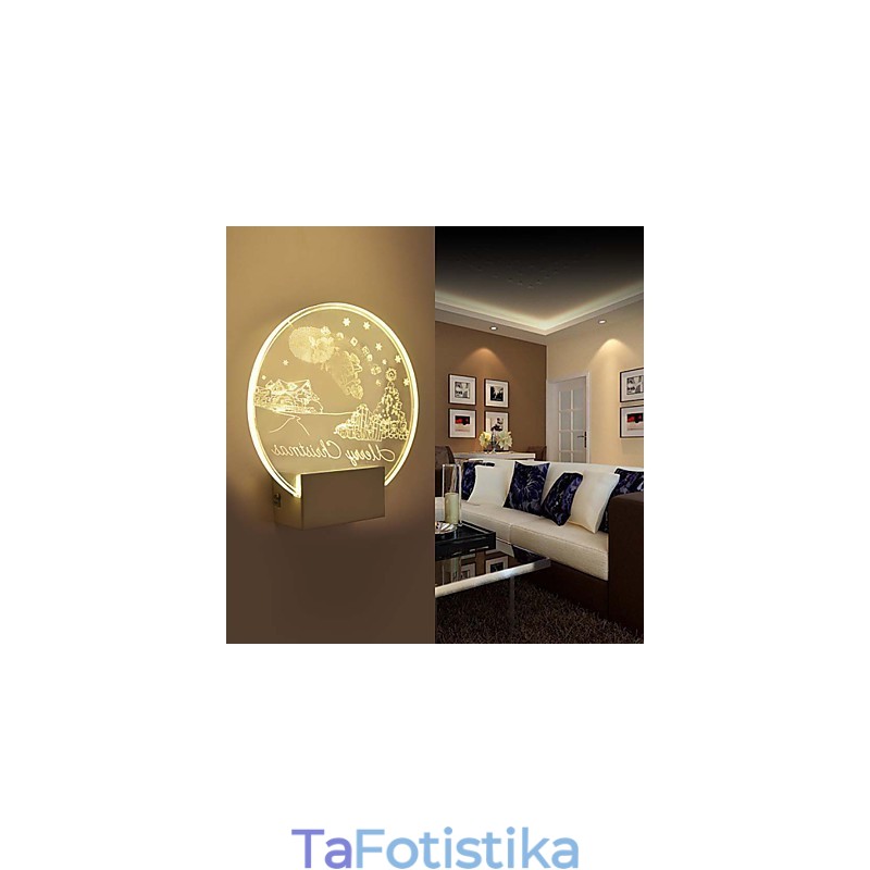 Ακρυλικό Φωτιστικό τοίχου PVC Φωτιστικό Φωτιστικό Μοντέρνο Σύγχρονο Μέταλλο