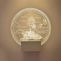 Ακρυλικό Φωτιστικό τοίχου PVC Φωτιστικό Φωτιστικό Μοντέρνο Σύγχρονο Μέταλλο