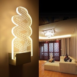 Ακρυλικό Επιτοίχιο Φωτιστικό PVC Light Chip Μοντέρνο Σύγχρονο Μέταλλο
