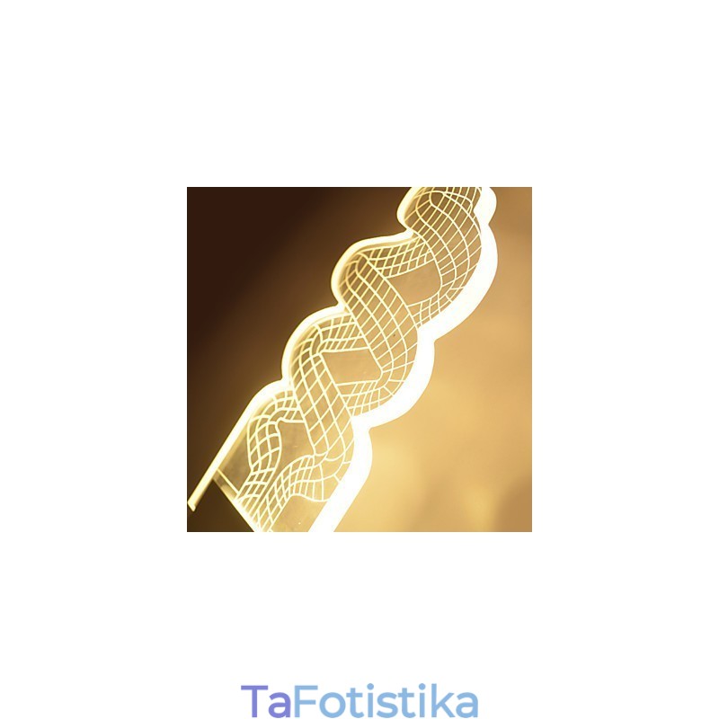 Ακρυλικό Επιτοίχιο Φωτιστικό PVC Light Chip Μοντέρνο Σύγχρονο Μέταλλο
